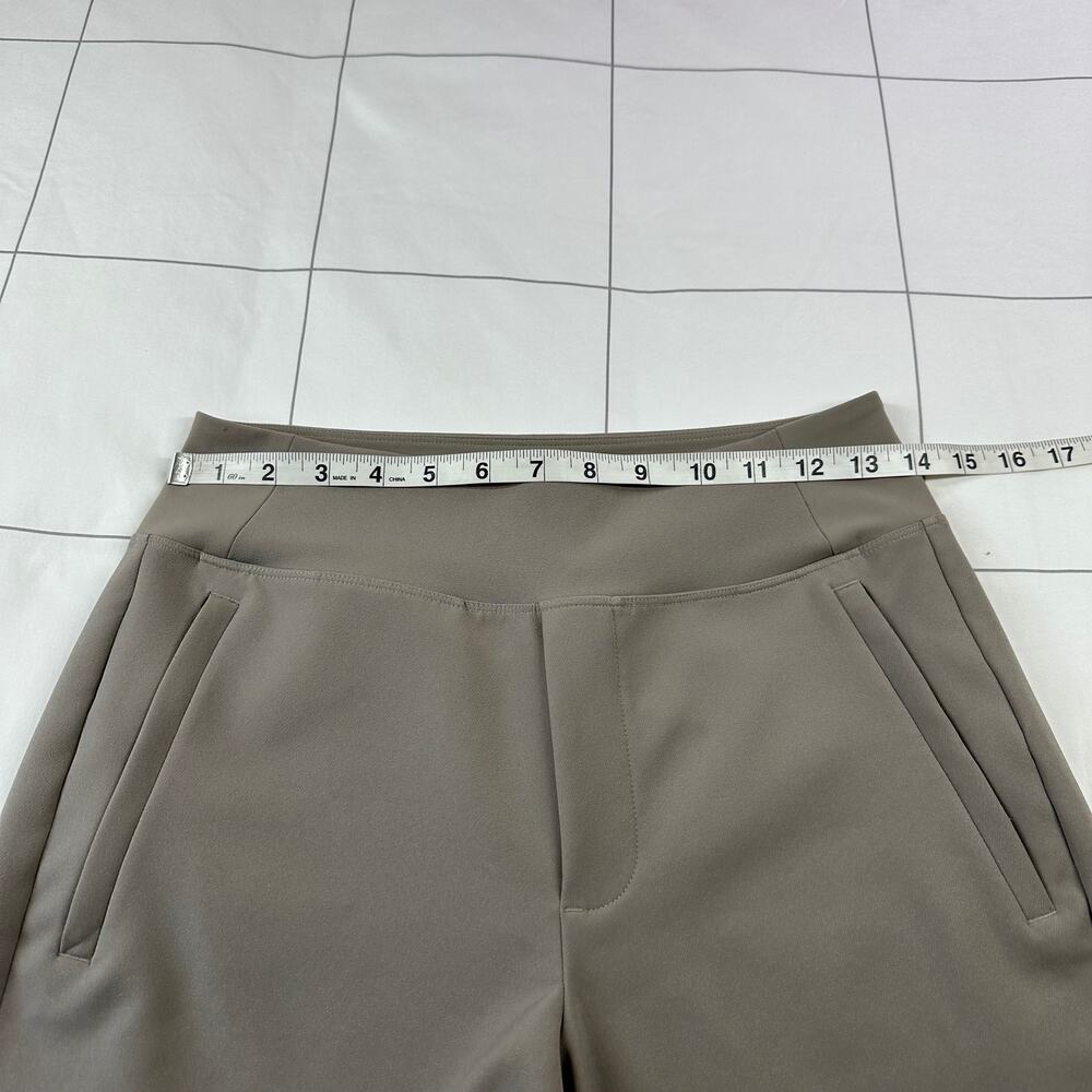 Athleta Pants Womens 2 Taupe Endless High Rise City Minimal Commute Work Pull On - Picture 8 of 13